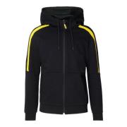 Emporio Armani EA7 Svart Dragkedja Hoodie - Vår/Sommar 2024 Kollektion...