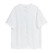 Soulland Avslappnad T-shirt med baktryck White, Unisex