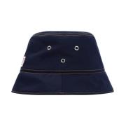 Bottega Veneta Navy Bucket Hat Blue, Dam