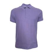 Emporio Armani Polo tröja med logoband Purple, Herr