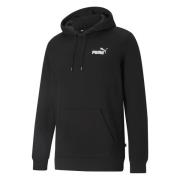 Puma Träningshoodie Liten Logga Monokrom Black, Dam