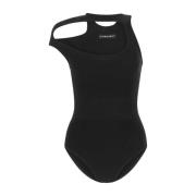 Y/Project Stretch viskosblandad bodysuit Black, Dam