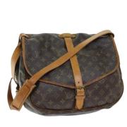 Louis Vuitton Vintage Pre-owned Canvas louis-vuitton-vskor Brown, Dam