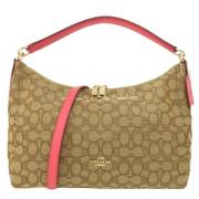 Coach Pre-owned Pre-owned Canvas axelremsvskor Beige, Dam