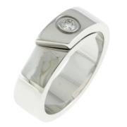 Cartier Vintage Pre-owned Vitt guld ringar Gray, Dam