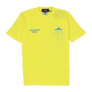 Dsquared2 Gul Bomull T-shirt Ss22 Yellow, Herr