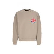 Alpha Industries Japan Wave Warrior Crewneck Sweatshirt Beige, Herr