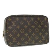 Louis Vuitton Vintage Pre-owned Canvas kuvertvskor Brown, Dam