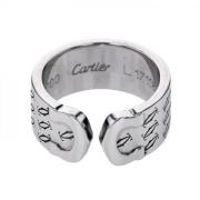 Cartier Vintage Pre-owned Vitt guld ringar Gray, Dam