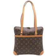 Louis Vuitton Vintage Pre-owned Canvas axelremsvskor Brown, Dam