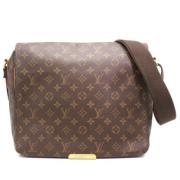 Louis Vuitton Vintage Pre-owned Canvas axelremsvskor Brown, Dam