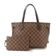 Louis Vuitton Vintage Pre-owned Canvas axelremsvskor Brown, Dam