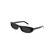 Saint Laurent Svart Skugga Solglasögon Black, Unisex