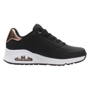 Skechers Svart Eco-Läder Sneaker för Kvinnor Black, Dam