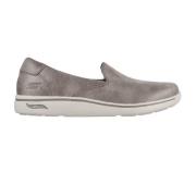 Skechers Bekväma Slip-On Skor Beige, Dam