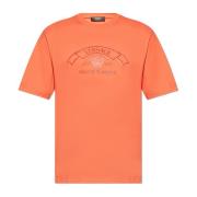 Versace T-shirt med logotyp Orange, Herr