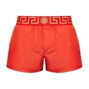 Versace Badshorts med logotyp Red, Herr