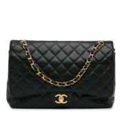 Chanel Vintage Pre-owned Laeder chanel-vskor Black, Dam