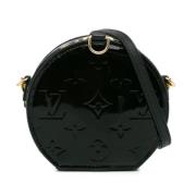 Louis Vuitton Vintage Pre-owned Laeder crossbodyvskor Black, Dam