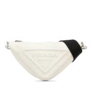 Prada Vintage Pre-owned Laeder axelremsvskor White, Dam