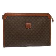 Celine Vintage Pre-owned Canvas kuvertvskor Brown, Dam