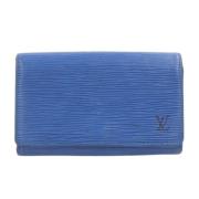 Louis Vuitton Vintage Pre-owned Laeder plnbcker Blue, Dam