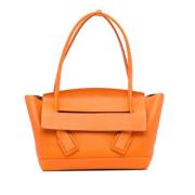 Bottega Veneta Vintage Pre-owned Laeder totevskor Orange, Dam