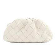 Bottega Veneta Vintage Pre-owned Laeder handvskor White, Dam