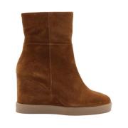 Geox Stiliga Ankelboots med Beerenburg Touch Brown, Dam