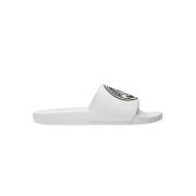 Versace Jeans Couture V-Emblem Sliders för Män White, Herr