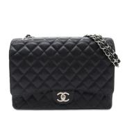 Chanel Vintage Pre-owned Laeder axelremsvskor Black, Dam