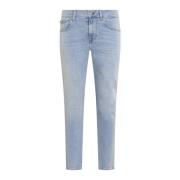 7 For All Mankind Slim-fit Jeans Blue, Herr