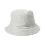 Isabel Marant Ullfilt Logo Bucket Hat Gray, Dam