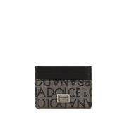 Dolce & Gabbana Stilig Plånbok med Unik Design Black, Herr