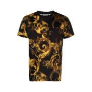 Versace Jeans Couture Brooch Print Crew Neck T-shirts Multicolor, Herr