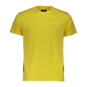 La Martina Broderad Bomull Tee Yellow, Herr