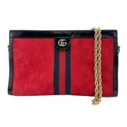 Gucci Vintage Pre-owned Laeder axelremsvskor Multicolor, Dam