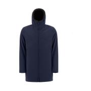 Herno Modern Parka med Naturlig Stretch Blue, Herr