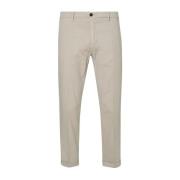 Liu Jo Beige Chino Byxor Regular Fit Stretch Beige, Herr