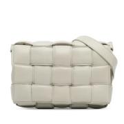 Bottega Veneta Vintage Pre-owned Laeder axelremsvskor White, Dam