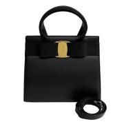 Salvatore Ferragamo Pre-owned Pre-owned Tyg handvskor Black, Dam