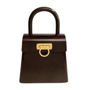 Salvatore Ferragamo Pre-owned Pre-owned Tyg handvskor Brown, Dam