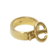 Dior Vintage Pre-owned Metall ringar Yellow, Dam