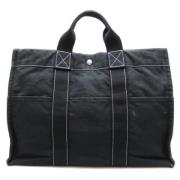 Hermès Vintage Pre-owned Tyg totevskor Black, Dam