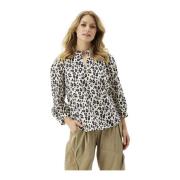 IN Front Ophelia Blouse Off White Multicolor, Dam