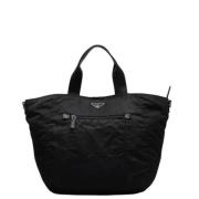 Prada Vintage Pre-owned Tyg prada-vskor Black, Dam