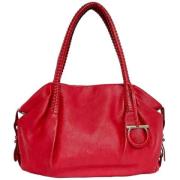 Salvatore Ferragamo Pre-owned Pre-owned Tyg totevskor Red, Dam