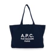 A.p.c. Stiliga väskor för shopping Blue, Herr