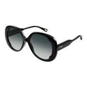 Chloé Elegant solglasögon i färg 001 Black, Dam