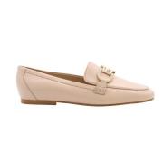 Guess Klassiska Läder Moccasin Skor Beige, Dam